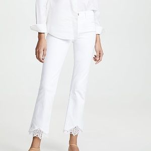$299 J Brand Women'S White Ripped High-Rise Skinny-Leg Crop Casual Jeans Size 29 $299 J Brand Women'S White Ripped High-Rise Skinny-Leg Crop Casual Jeans Size 29